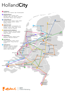 Hollandcity metrokaart